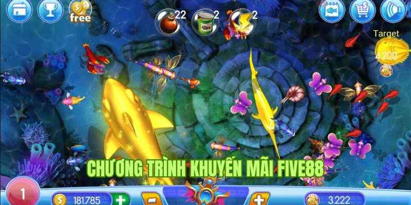 Bắn Cá Vàng - Siêu Phẩm Cuốn Hút Đáng Thử Nhất Tại Five88 3 Ưu đãi ngập tràn, rinh ngay khi tham gia cùng bắn cá Vàng